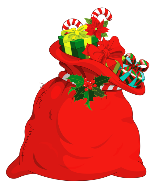 515x600 Christmas Santa Bag Png Picture Christmas Clipart