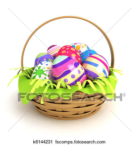 450x470 Basket Eggs Illustrations And Clip Art. 1,840 Basket Eggs Royalty
