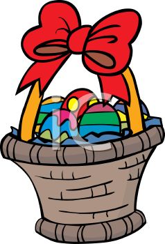 238x350 Gift Basket Cartoon Clipart