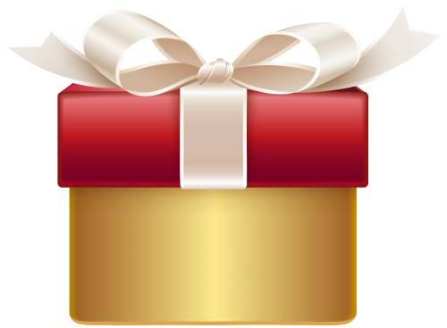 500x367 Gold Red Gift Png Clip Art