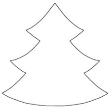 225x224 Best Christmas Tree Outline Ideas Christmas