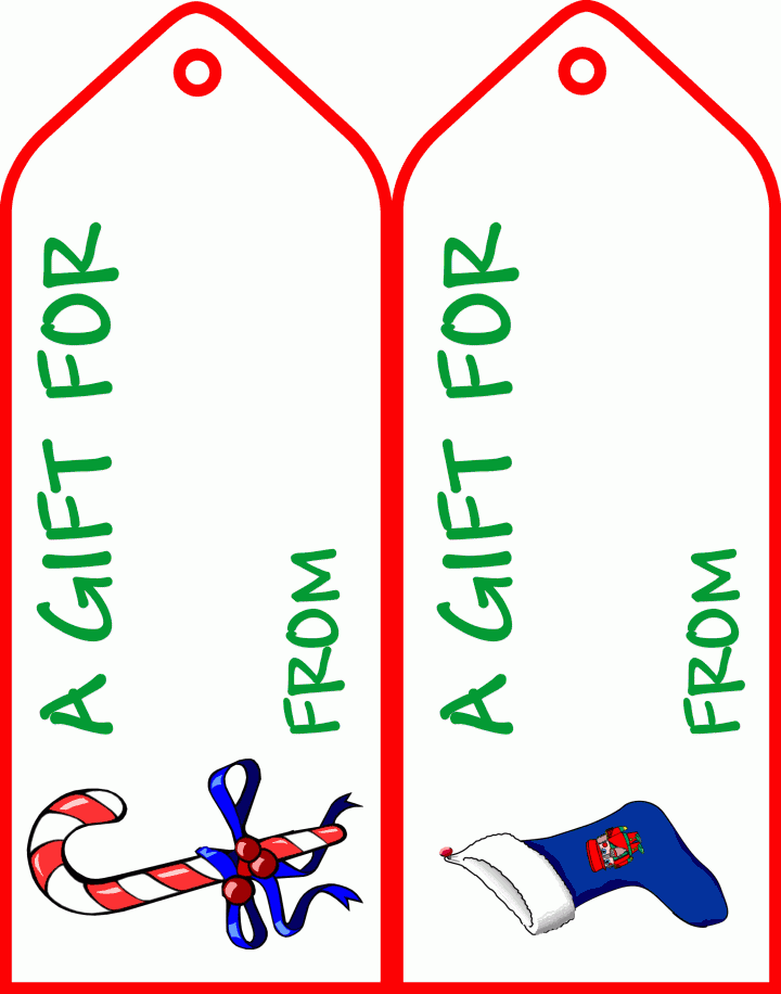 720x916 Template For Gift Tags