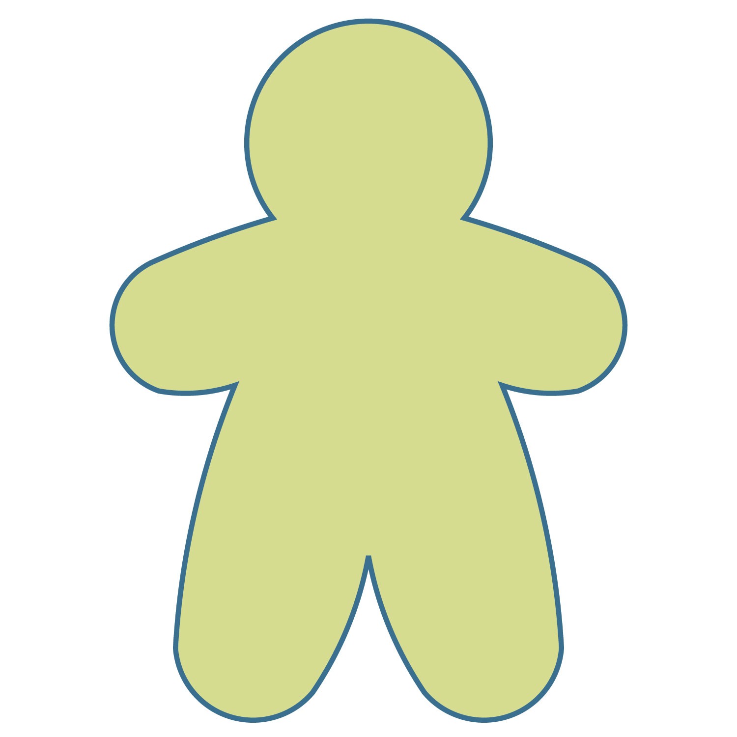 Ginger Bread Man Outline Free Download On Clipartmag