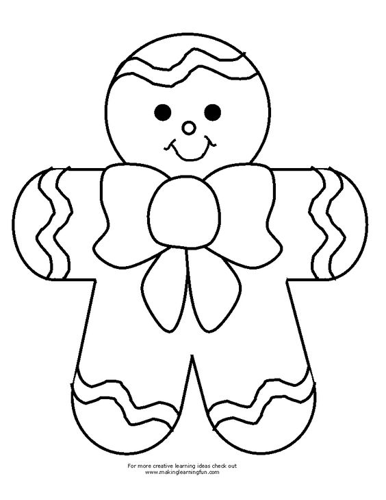 564x729 Templates Templates Template, Gingerbread