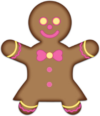 340x397 Gingerbread Man Clipart Free Download Clip Art