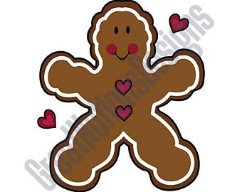 340x270 Gingerbread Man Svg Etsy