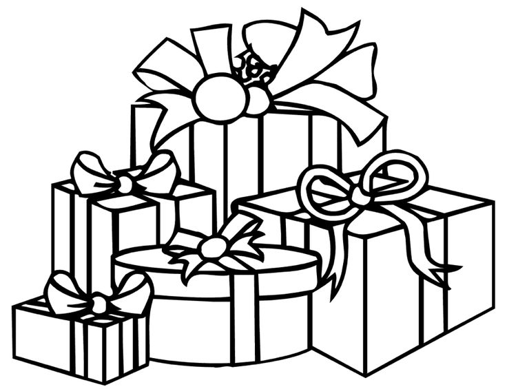 736x565 The Best Christmas Present Coloring Pages Ideas