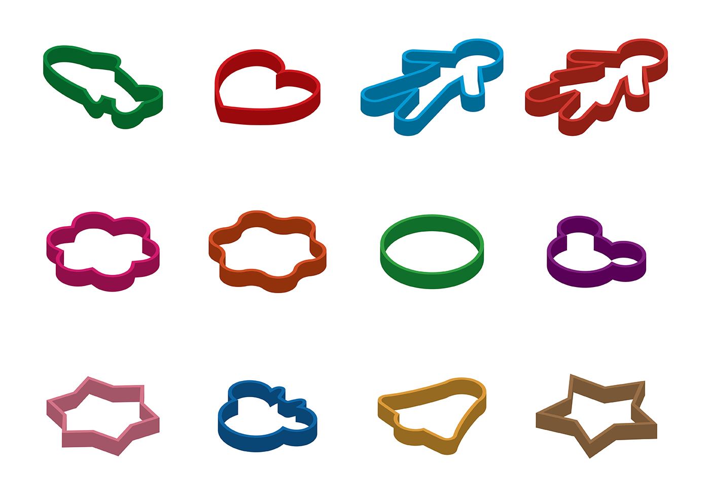 1400x980 Cookie Cutter Clip Art Clipart
