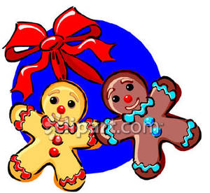 300x276 Gingerbread Man Clip Art Free Clipart Panda