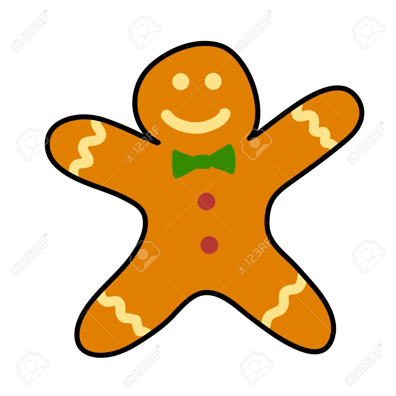 1299x1300 Gingerbread Cookies Hand Writing Cartoon. Royalty Free Cliparts