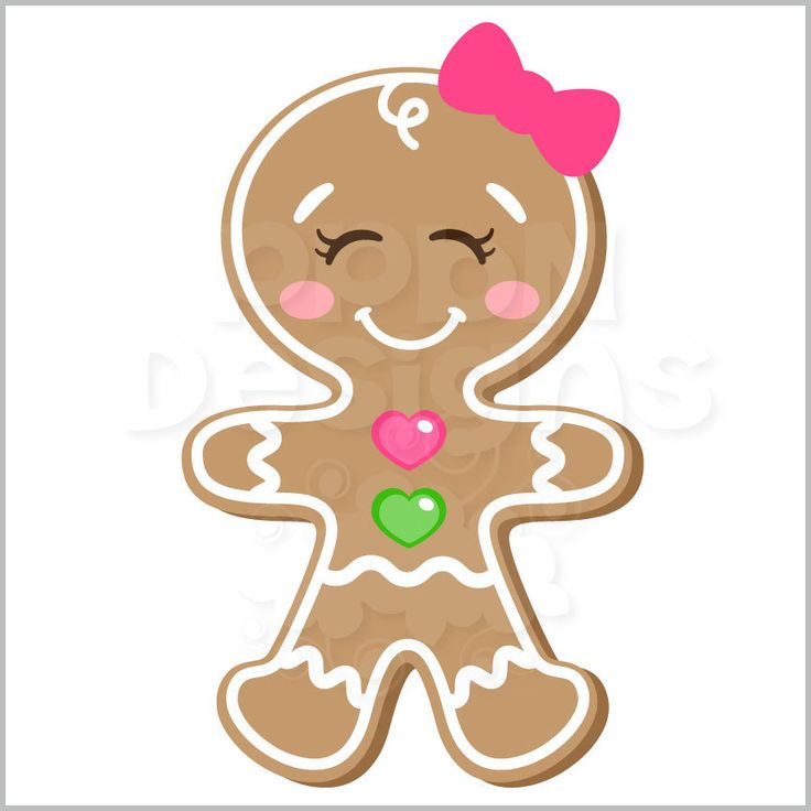 Gingerbread Girl Clipart