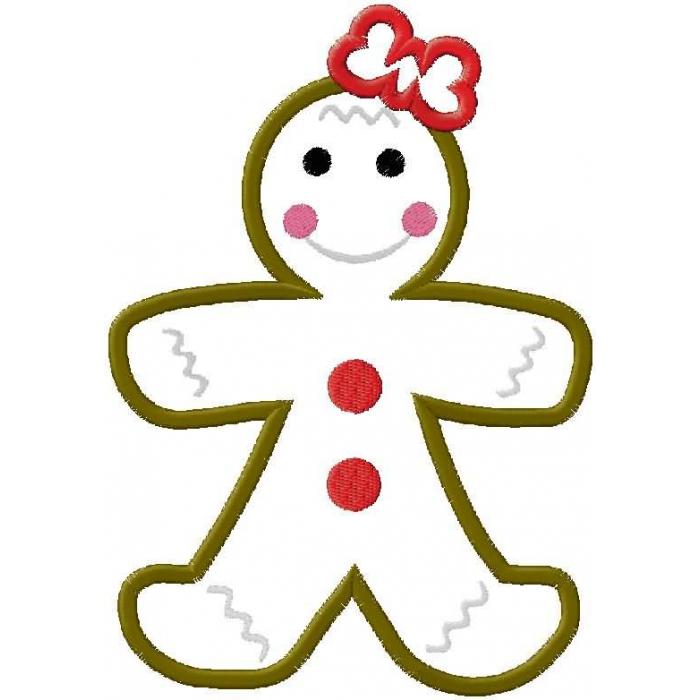 700x700 Gingerbread Girl Clipart