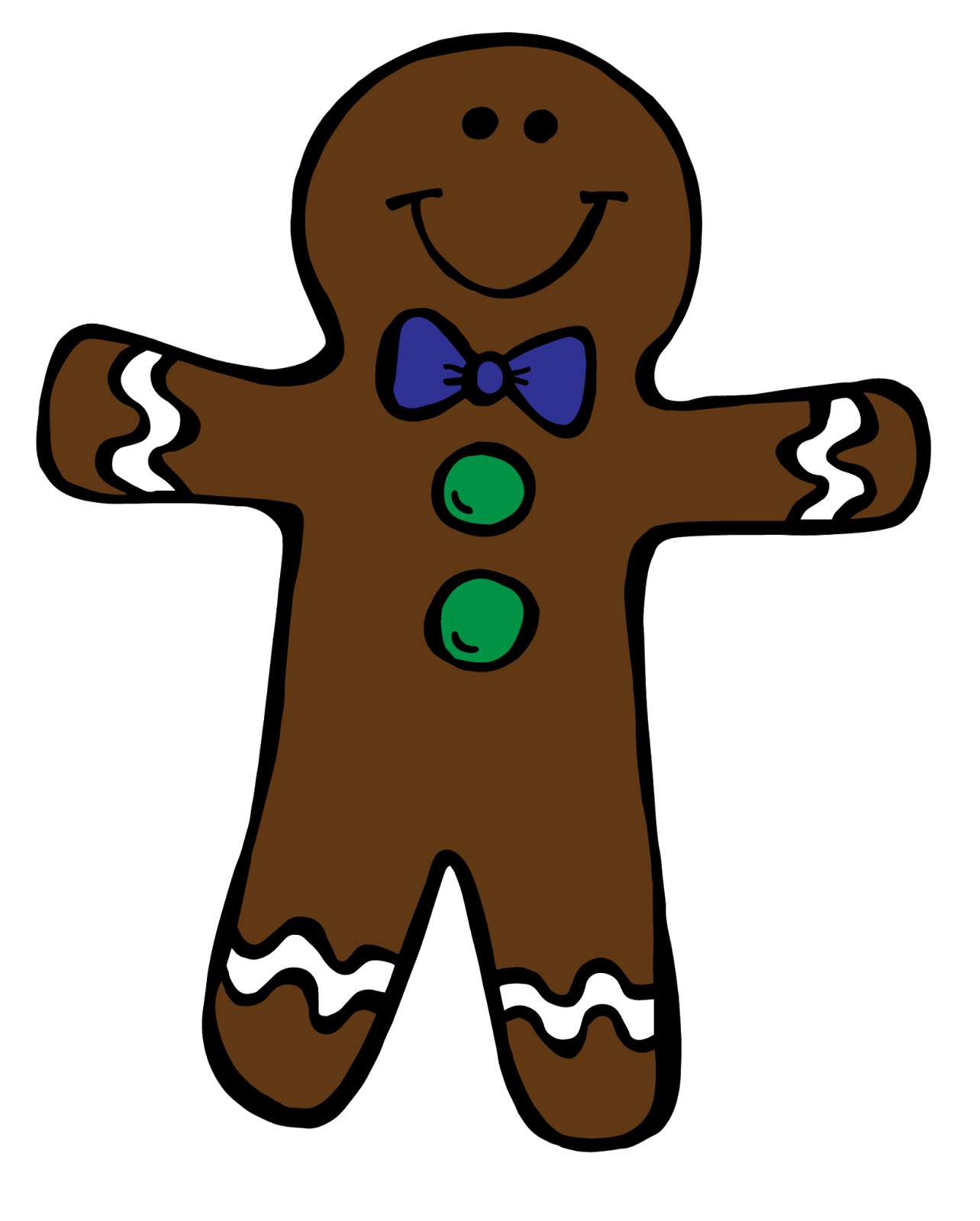 1284x1600 Gingerbread Boy Clipart