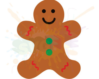 340x270 Gingerbread Man Svg Etsy