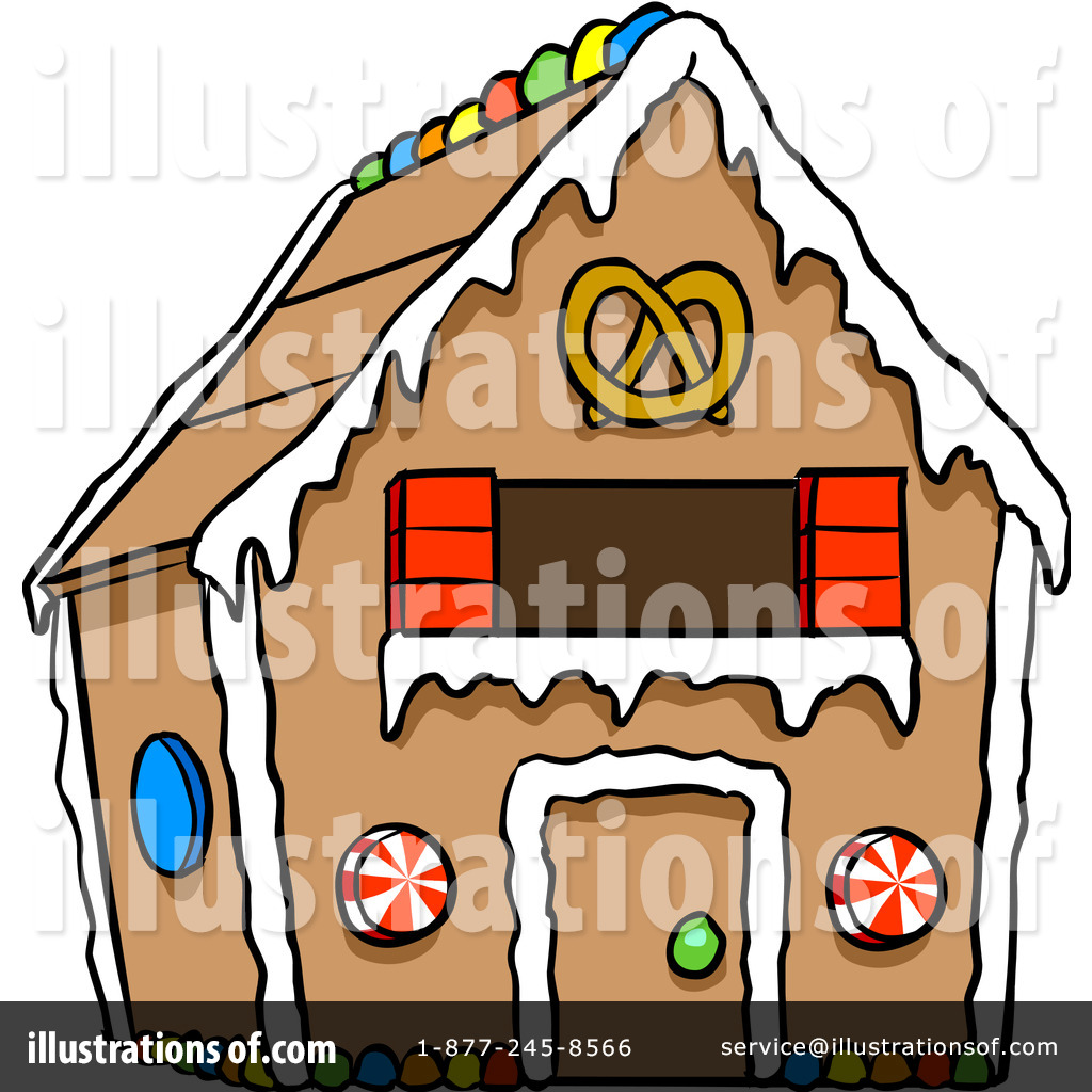 1024x1024 Gingerbread House Clipart