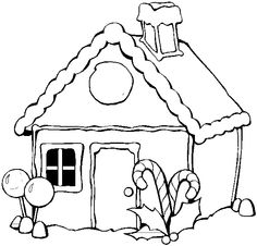 236x226 Christmas Coloring Sheets Gingerbread House 01 Coloring