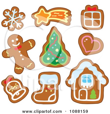 450x470 Gingerbread Clipart Snowflake