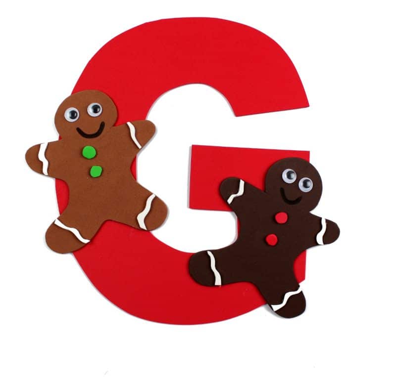 800x763 Letter G Craft With Printable G Is For Gingerbread