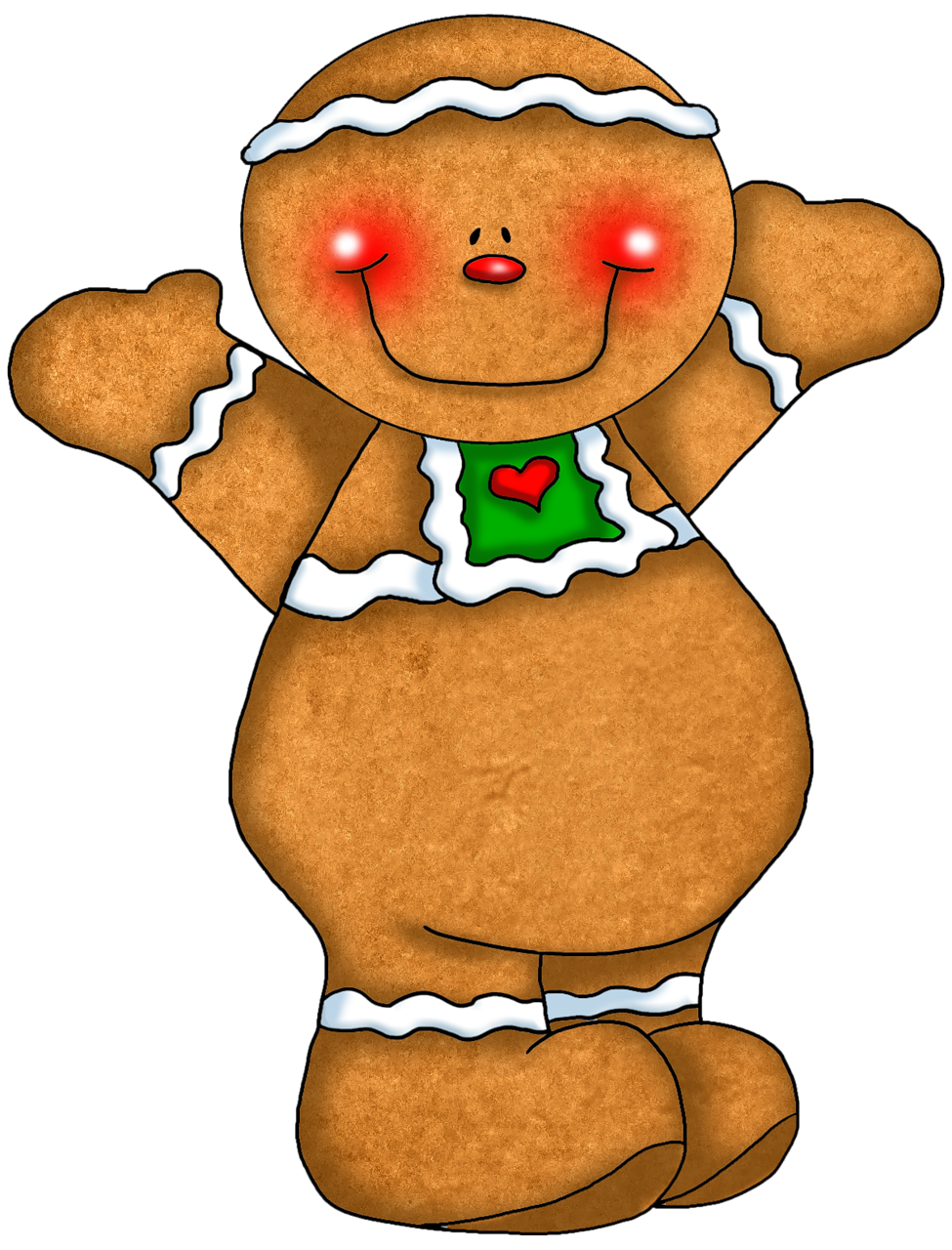 975x1280 Country Clipart Gingerbread Man