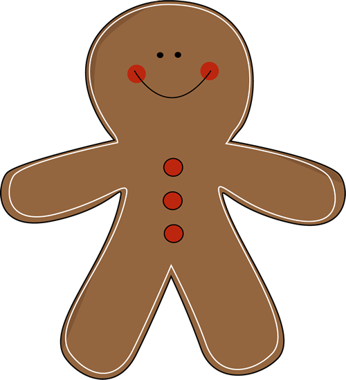 500x550 Free Gingerbread Man Clip Art