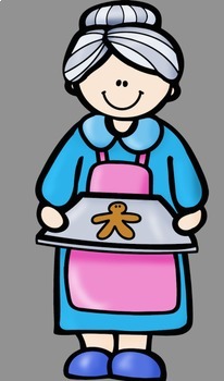 206x350 Gingerbread Man Clip Art By Whimsy Workshop Teaching Tpt