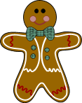 117x147 Free Gingerbread Man Clipart Clipart Panda