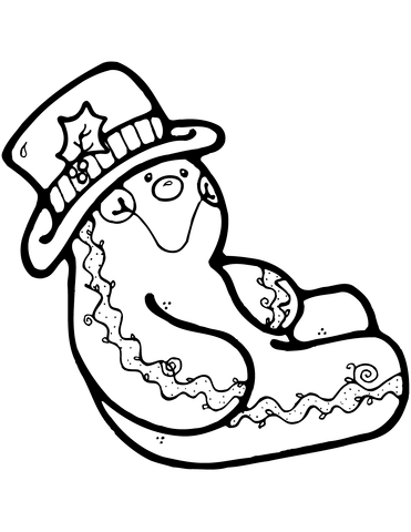 371x480 Gingerbread Man Coloring Page Free Printable Coloring Pages