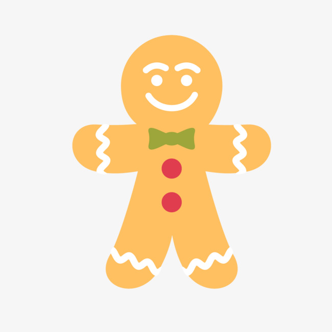 650x651 Gingerbread Man Vectors, Hand Painted Gingerbread Man, Cartoon