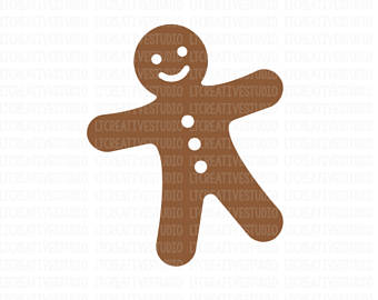 340x270 Gingerbread Man Svg Etsy