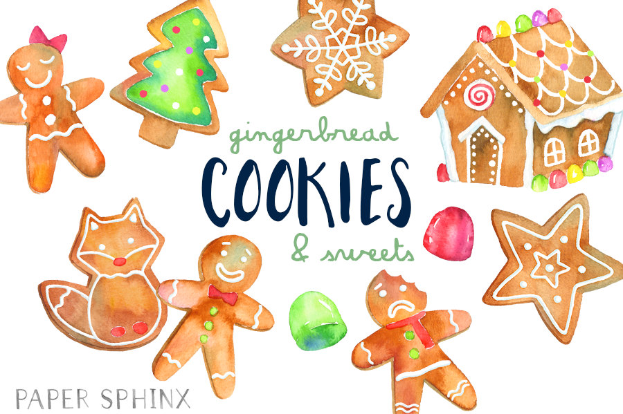 900x599 Christmas Cookies Clipart Gingerbread Man Clip Art Holiday