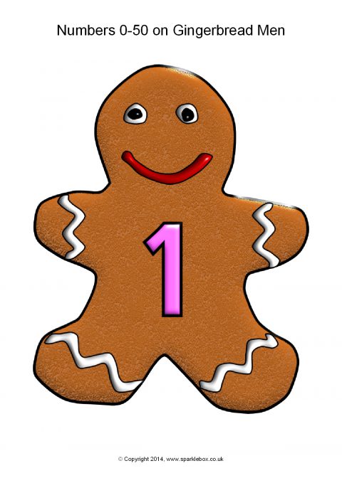 480x679 Numbers 0 50 On Gingerbread Men (Sb1200)