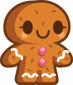 255x298 Gingerbread Person Clip Art