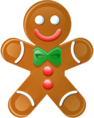 317x400 Gingerbread Man