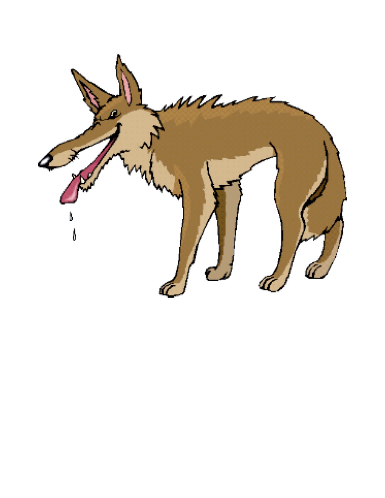 1275x1650 Red Fox Clipart Gingerbread Man Story