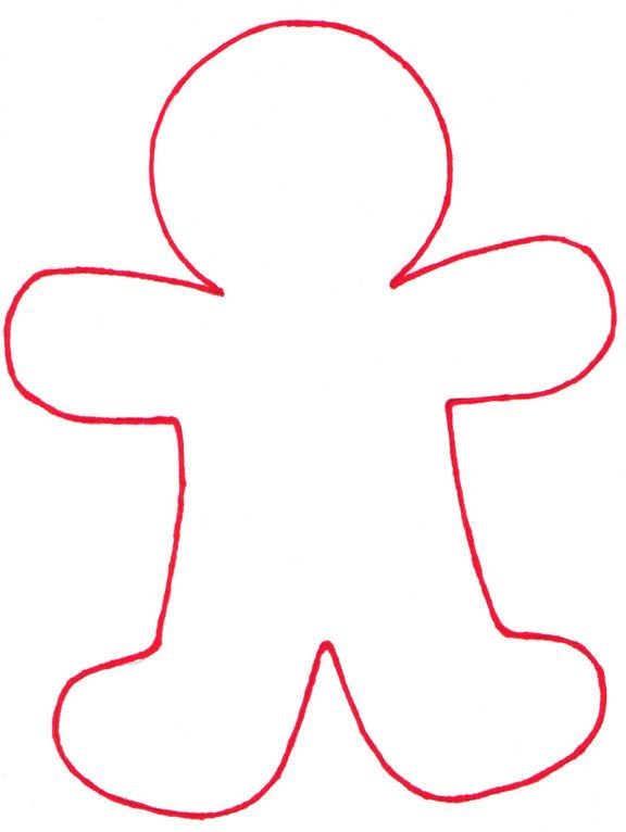 576x766 Best Gingerbread Man Template Ideas Gingerbread