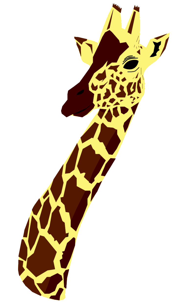 757x1238 Giraffe Clip Art Clipart Panda
