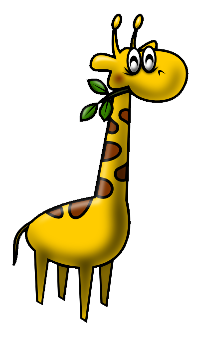 397x680 Giraffe Clip Art