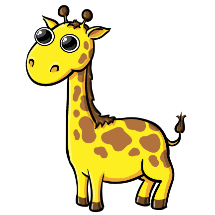 432x432 Giraffes Clipart