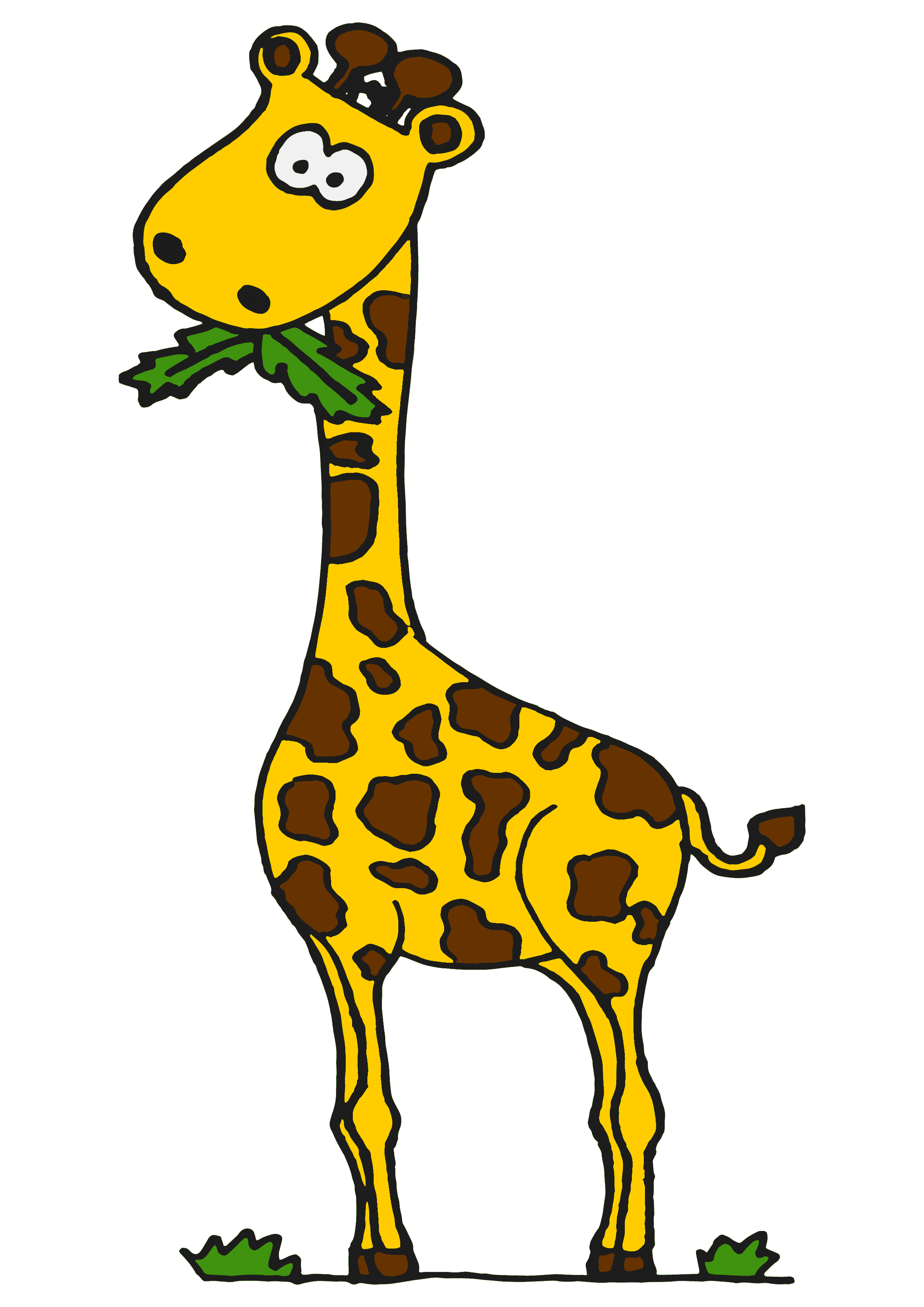 2480x3508 Giraffe Clipart Comedy