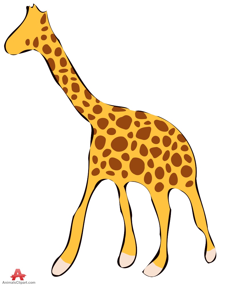 792x999 Colored Giraffe Sketch Clipart Free Clipart Design Download