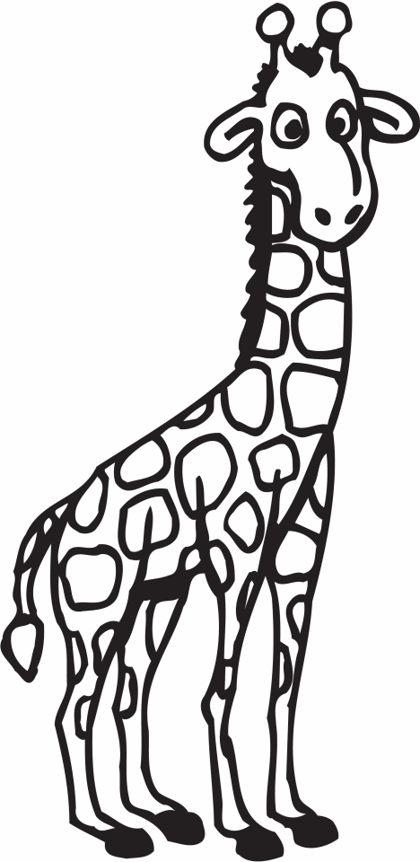 468x960 Giraffe Coloring Pages Coloring Pages To Print