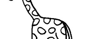 272x125 Giraffe Line Drawing Free Download Clip Art Free Clip Art
