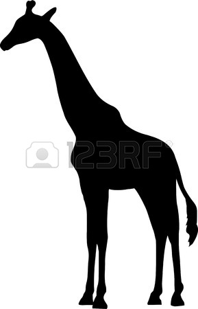 289x450 Giraffe Silhouette Royalty Free Cliparts, Vectors, And Stock