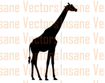 340x270 Giraffe Silhouette Etsy