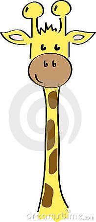 196x450 Draw A Giraffe Head