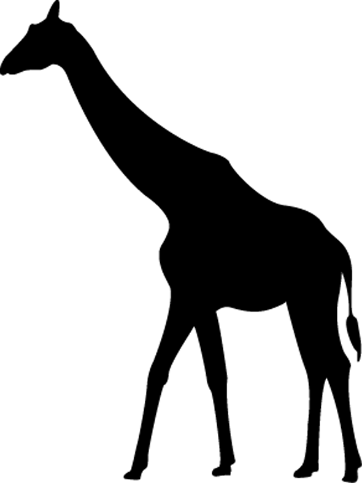 520x693 Best Giraffe Silhouette