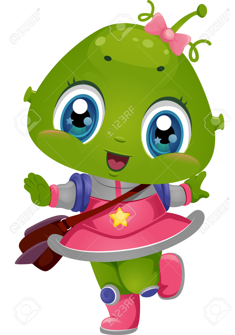 911x1300 Alien Clipart School