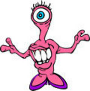 297x300 Monster Clipart Pink Alien