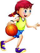 Girl Basketball Player Clipart | Free download on ClipArtMag