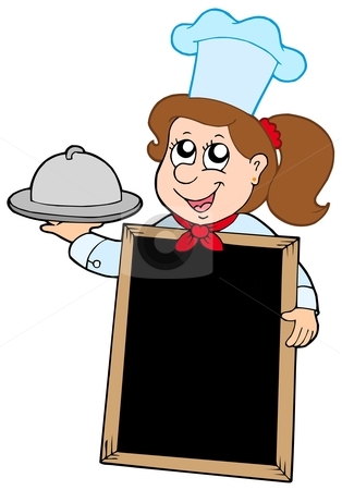 314x450 Cute Chef Clipart